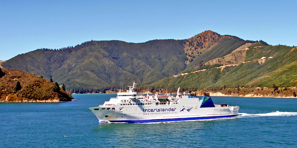The ferry ride between the North and South Islands of New Zealand is said to be one of the most scenic in the world.