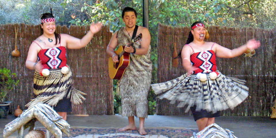 Enjoy a Maori Cultural Show like this one at the Kiwi Birdlife Park.
