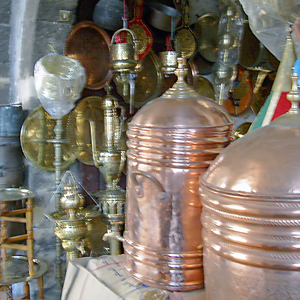 Habous Quarter metalware, Casablanca