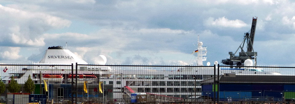 Silversea ship, Hamburg, Germany