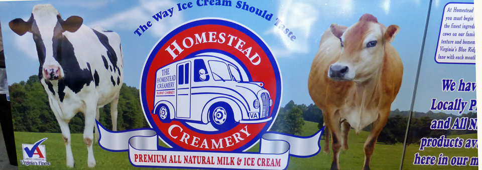 Homestead Creamery, Wirtz, Virginia