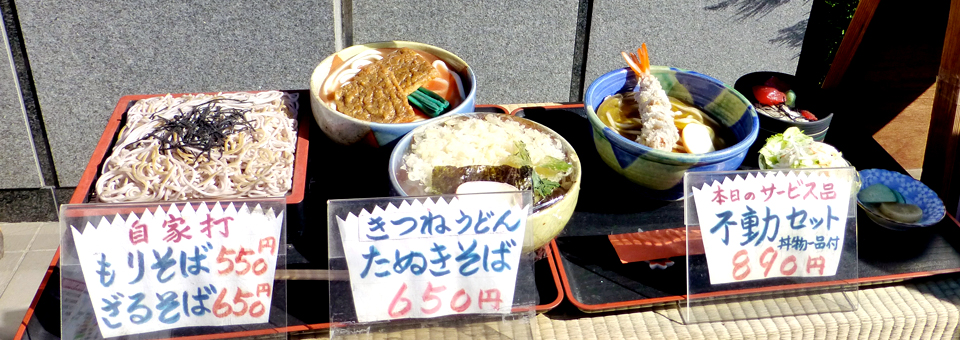 Omotesando Road plastic food display