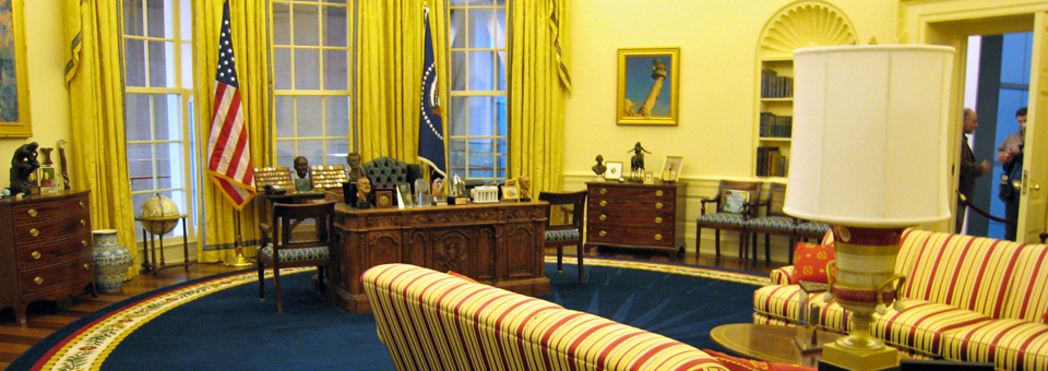 replica of Oval Office, William J. Clinton Presidential Library and Museum, Little Rock, Arkansas