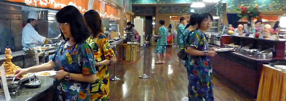 Ryugujo Spa Hotel Mikazuki buffet