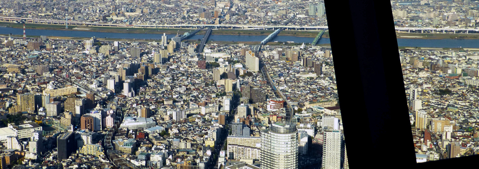 view from Sky Tree, Tokyo