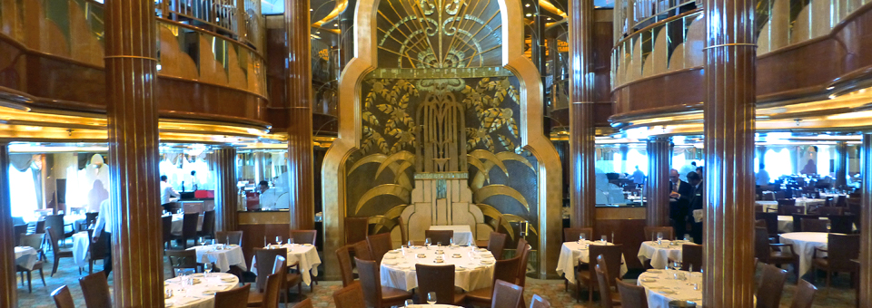 Britannia Dining Room of Cunard's Queen Elizabeth