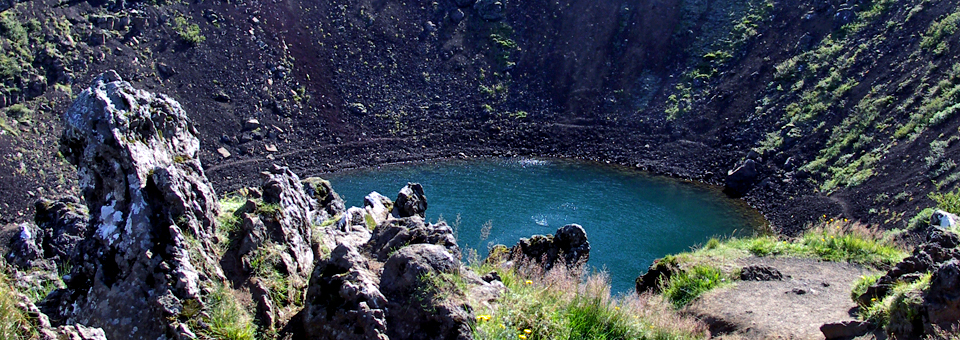 volcanic crater, Kerid