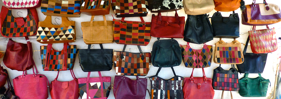  leather handbags, San Juan Del Sur, Nicaragua