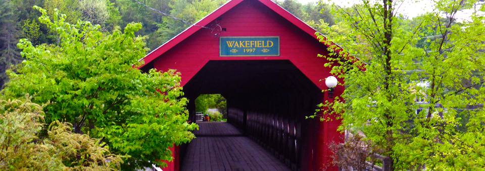 covered bridge, Wakefield
