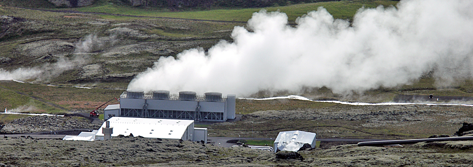 geothermal energy plant , Iceland