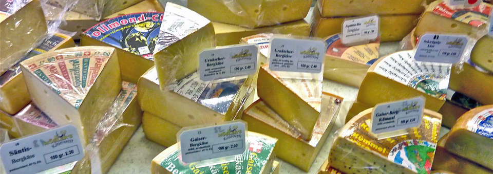 Mösler's cheese shop, Appenzell