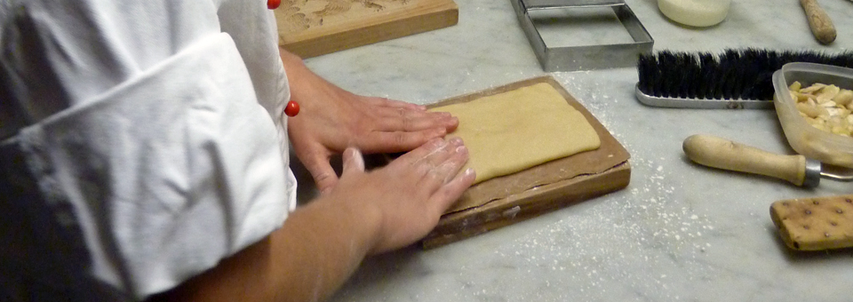 marzipan in the making of biberlis, Appenzell