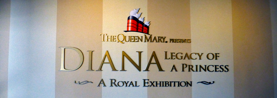 Diana Legacy of a Princess exhibit aboard the Queen Mary