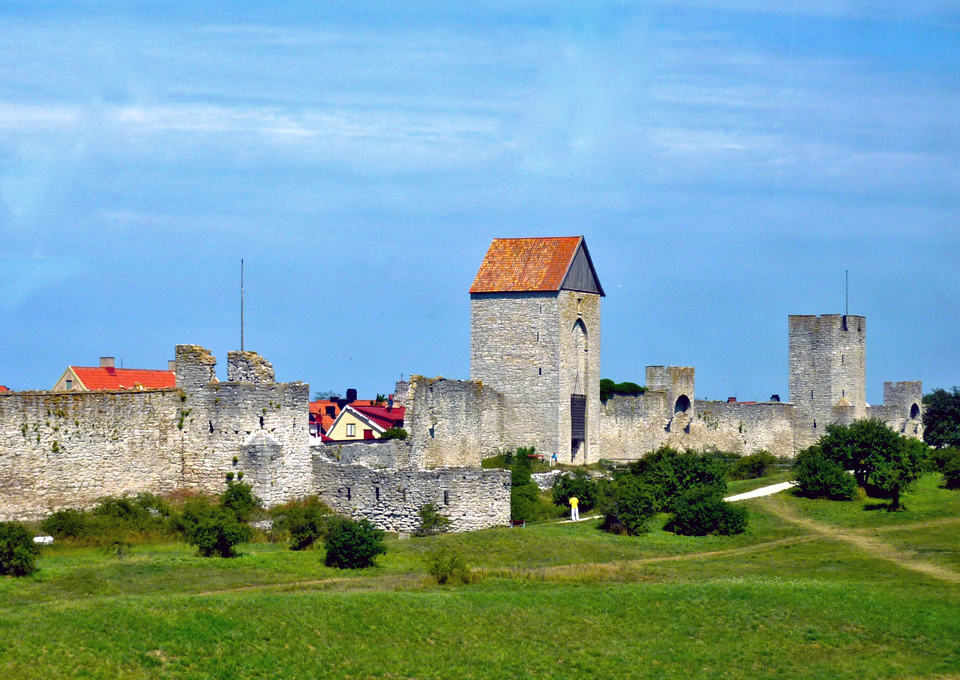 medieval walls of Visby, Gotland