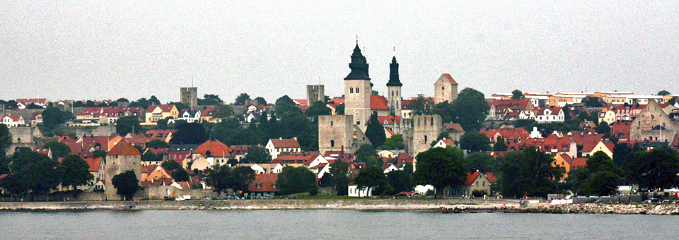 Visby from the sea