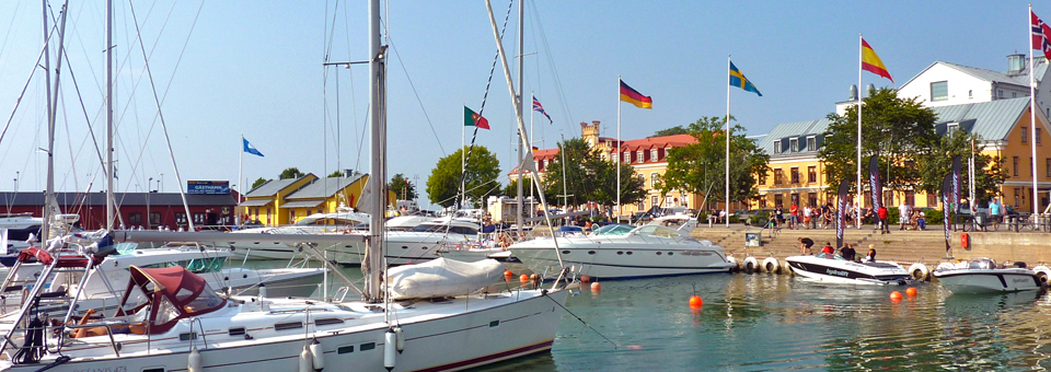 Visby’s harbor area