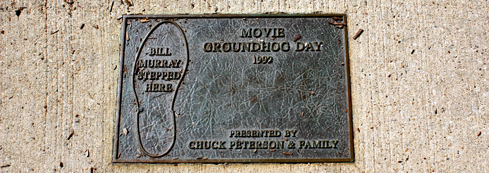 plaque marking puddle area