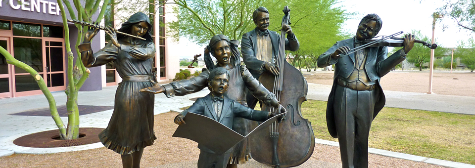 bronze sculpture, Fountain Hills, Arizona