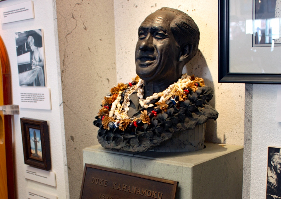 Duke Kahanamoku, Father of Surfing, International Surfing Museum, Huntington Beach, California