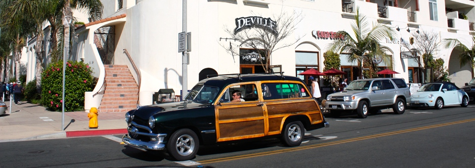 Ford Woody, the official car of Huntington Beach, California