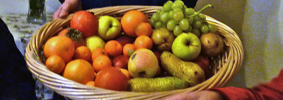 fruits from the garden at Borgo della Limonaia
