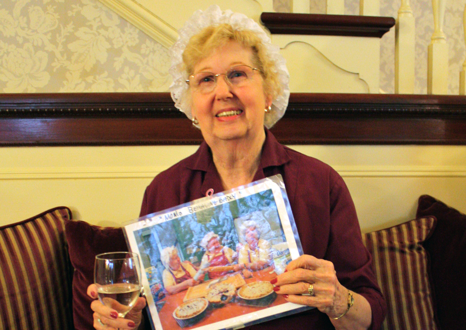 Janet LaPosta, one of the “Pie Moms” of the Berry Manor Inn, Rockland, Maine