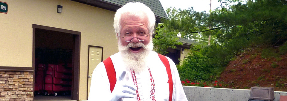 Santa at Santa Claus, Indiana