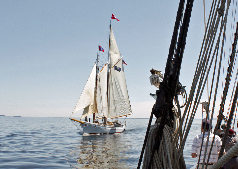 sailing on Penobscot Bay, Rockland, Maine