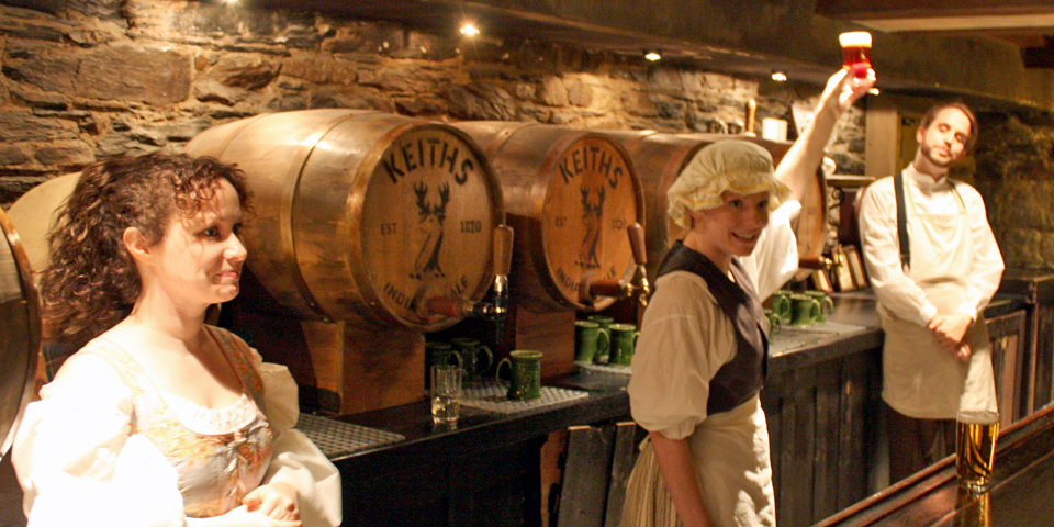 Alexander Keith's Brewery Tour tavern, Halifax, Nova Scotia