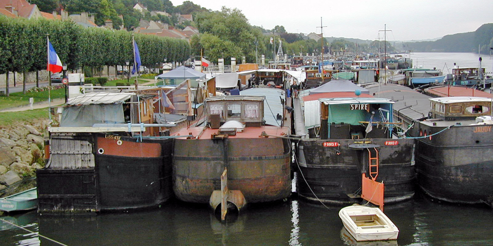 barges, Conflans, France