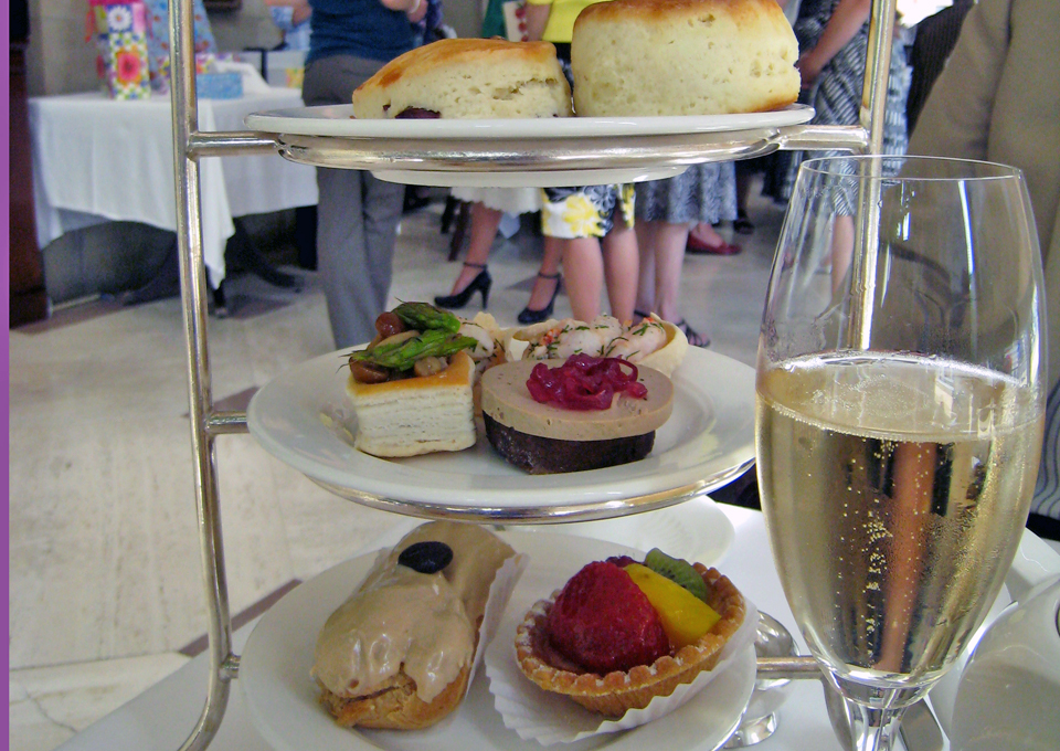 afternoon tea at the Fairmont Chateau Laurier