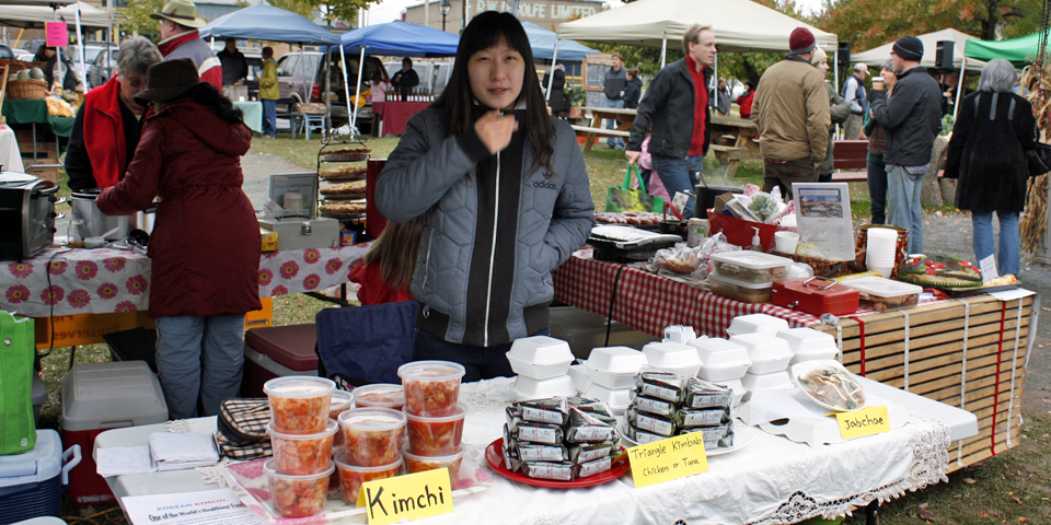 Kim chi, Wolfville Farmer’s Market, Nova Scotia