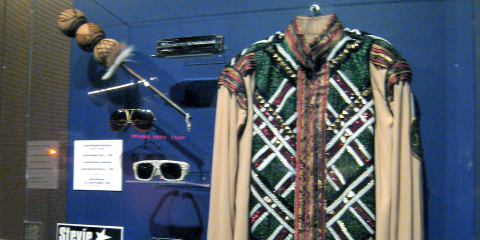Stevie Wonder exhibit, Rock and Roll Hall of Fame, Cleveland, Ohio