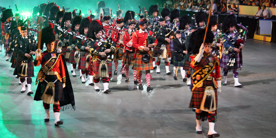 bagpipers, Quebec City's 400th Anniversary, Canada