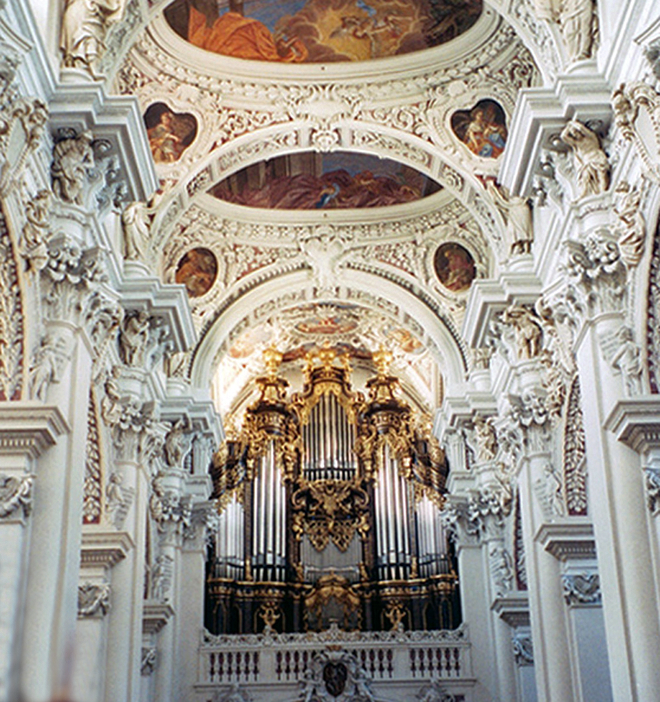 cathedral and organ, Passau, Germany