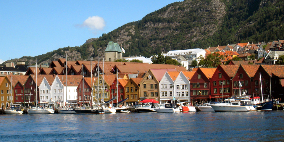 Bryggen wharf area, Bergen, Norway