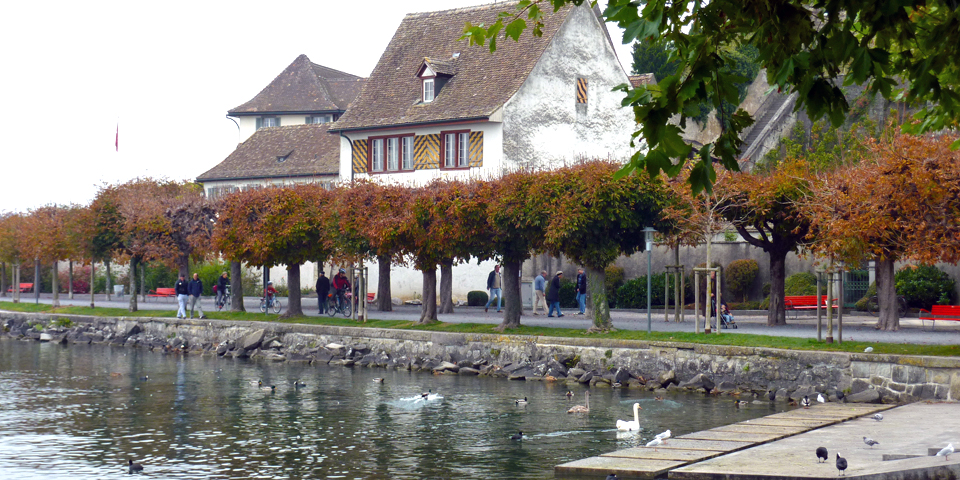 lakefront promenade, Rapperswil, Switzerland
