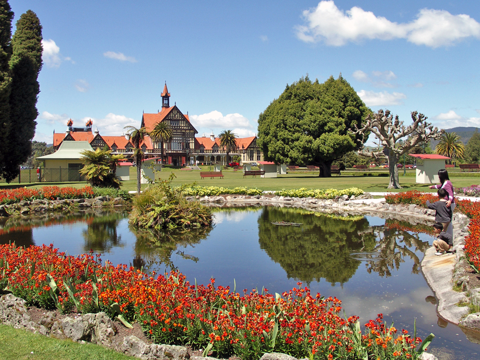 Rotorua Museum and Government Gardens, Rotorua, New Zealand