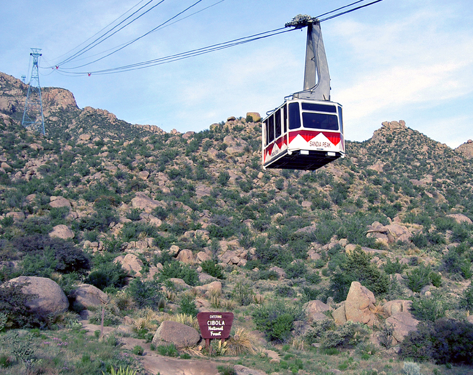 Sandia Peak tram, Albuquerque, New Mexico