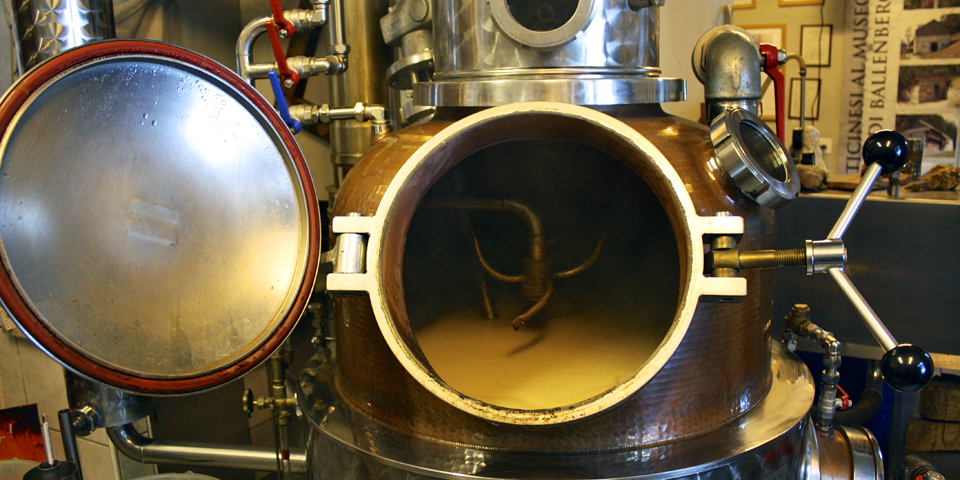 distillery machine, Antica Distilleria, Tschierv, Switzerland