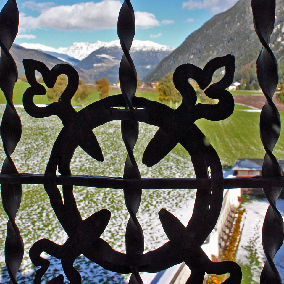 view from the Convent of St. John, Val Müstair, Switzerland