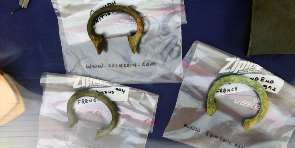 bracelets from Africa, Black Loyalist Heritage Society Museum, Birchtown, Nova Scotia 