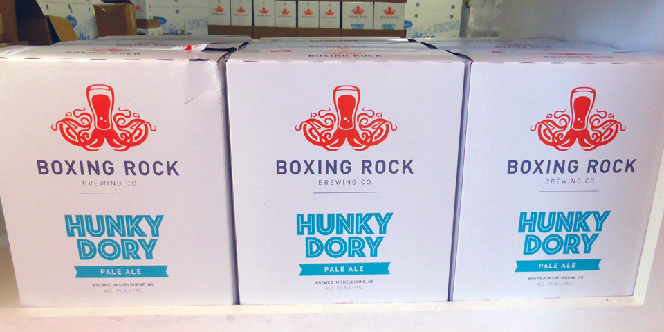 Hunky Dory beer, Boxing Rock microbrewery, Shelburne, Nova Scotia