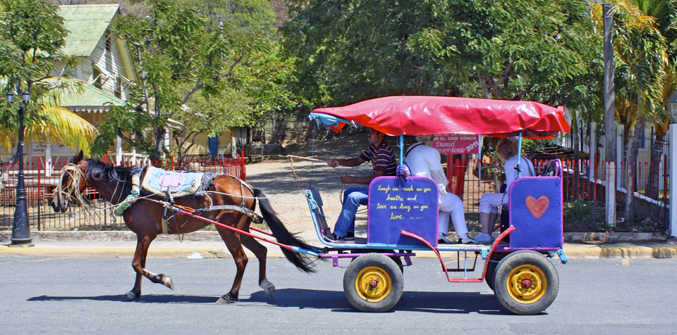 horse drawn carriage, San Juan del Sur, Nicaragua 