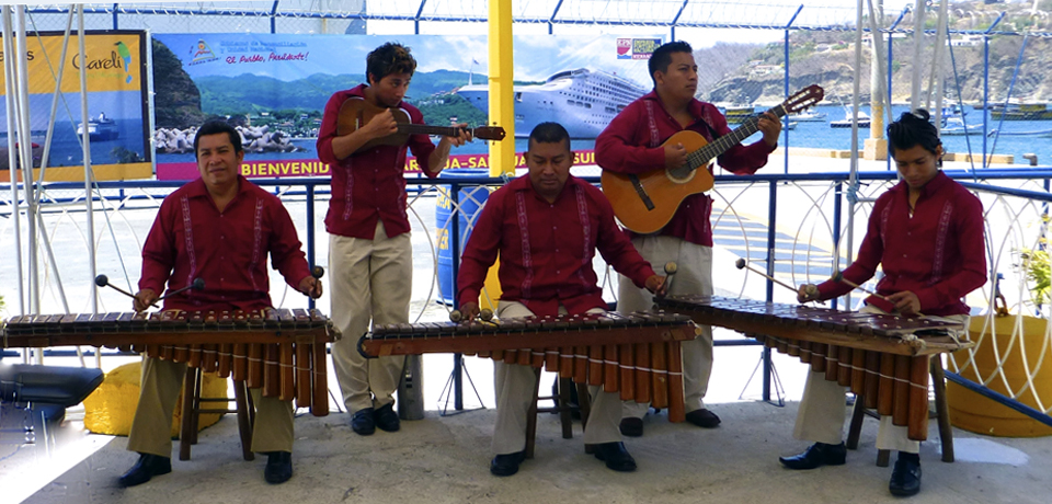 band at port, San Juan del Sur, Nicaragua