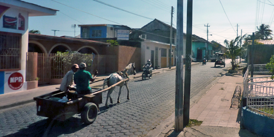 horse-drawn cart, Nicaragua