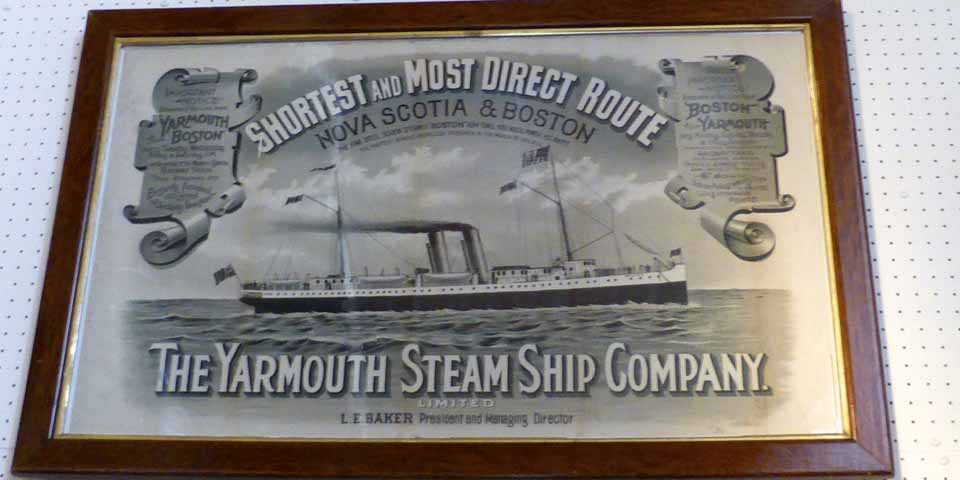 part of the The Yarmouth Steam Ship Company display at the Yarmouth County Museum, Yarmouth, Nova Scotia