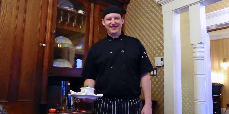 Chef Michael Hawry, MacKinnon-Cann Inn, Yarmouth, Nova Scotia