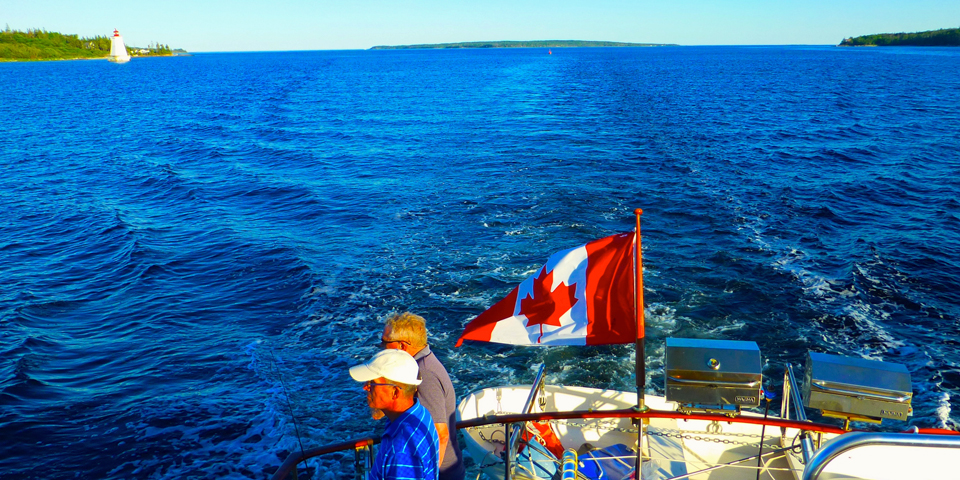 Shelburne harbor cruise aboard the Brown Eyed Girl, Shelburne Harbour, Nova Scotia