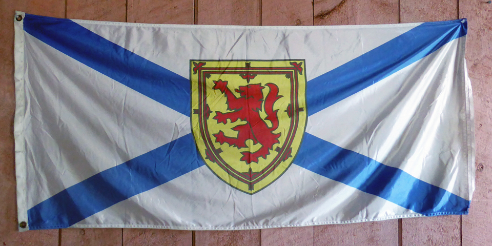 flag of Nova Scotia, Shelburne County Museum, Shelburne, Nova Scotia